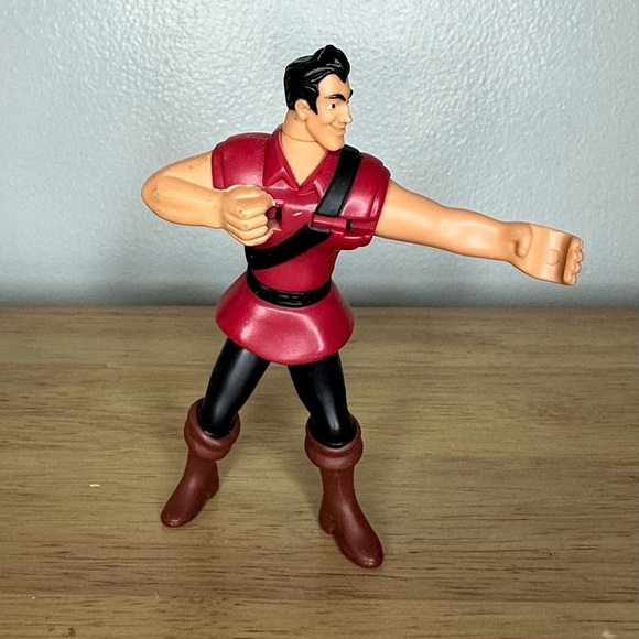 Other - 2002 Gaston‎ Disney Beauty & the Beast 4.5” Action Figure Plastic McDonald’s Toy